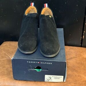 Tommy Hilfiger Black Suede Men's Loafers